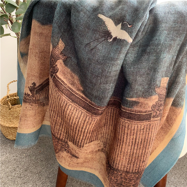 Cashmere Pashmina Wrap - Pure Cashmere Tassels Shawls Stole ผู้หญิงขนาดใหญ่