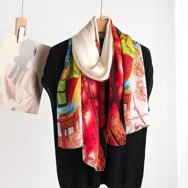 2026 แบรนด์หรู ผ้าพันคอไหมแท้  - Shawl Wrap Winter บทวิจารณ์และราคา