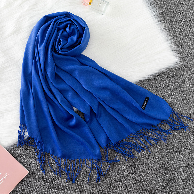 ผู้หญิง Pashmina ผ้าพันคอผ้าคล - Wool Scarf Men บทวิจารณ์และราคา