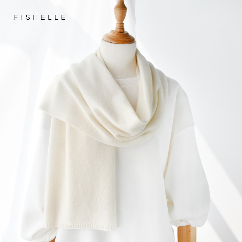 ผ้าพันคอขนสัตว์สีขาวสำหรับผู้ห - Wool Scarf Men บทวิจารณ์และราคา