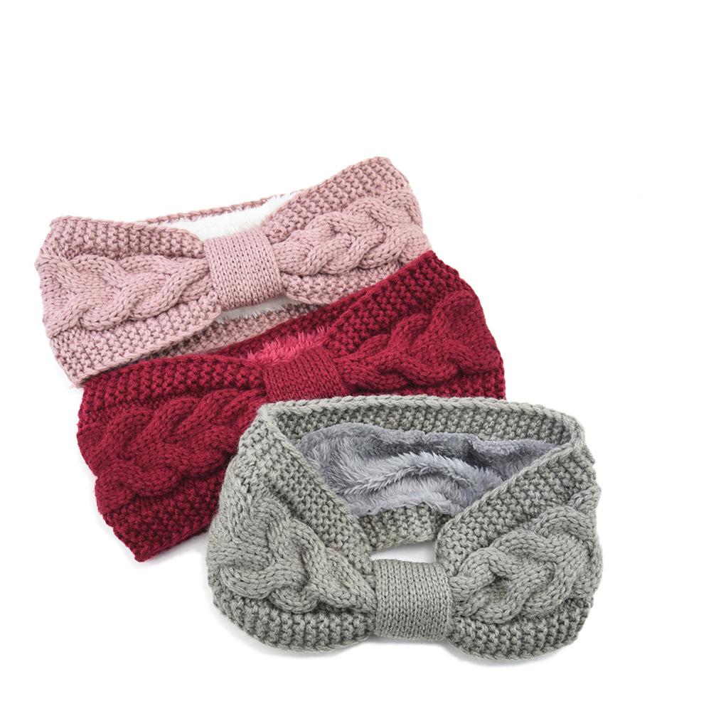 ใหม่ Fuzzy ขนแกะเรียงราย Headb - Winter Headband Fleece บทวิจารณ์และราคา