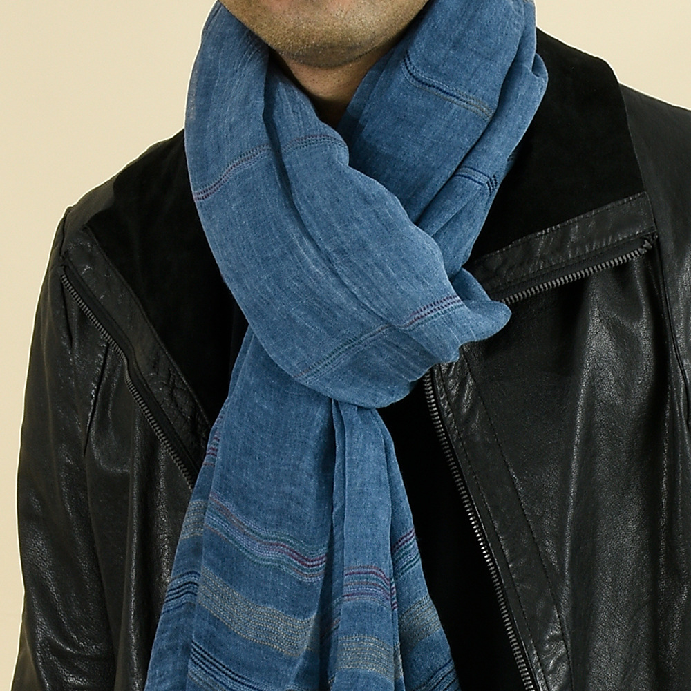 แฟชั่นผู้ชายผ้าพันคอผ้าฝ้ายผ้า - Wool Scarf Men บทวิจารณ์และราคา