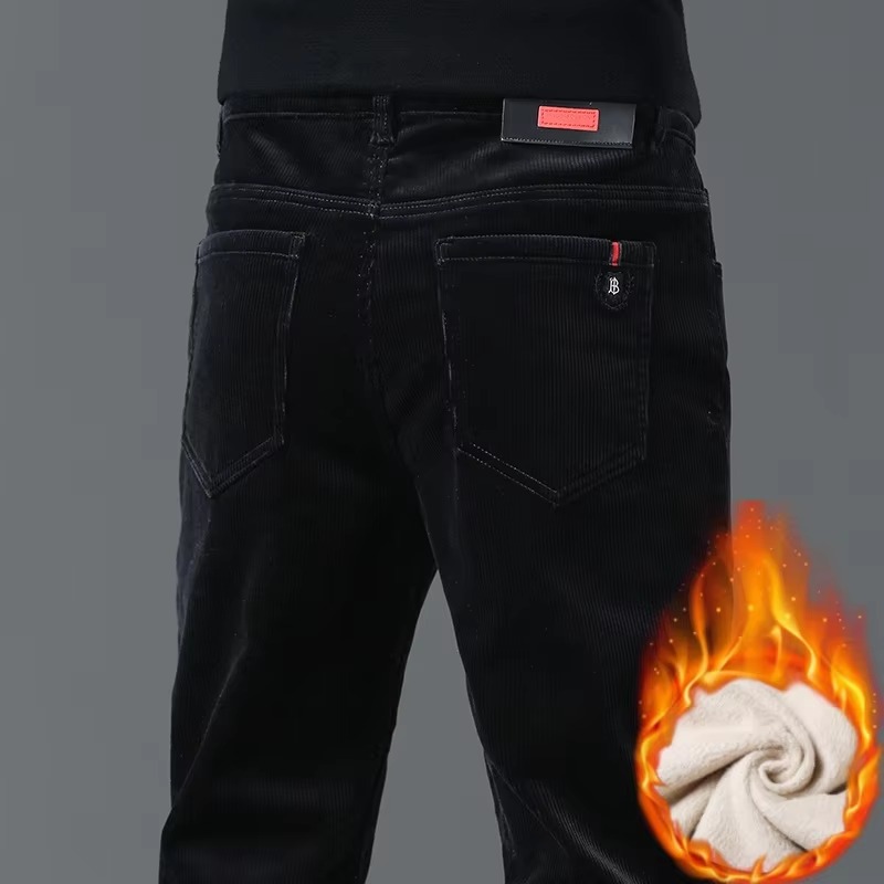 กางเกงผ้าลูกฟูกผู้ชาย บุซับในห - Corduroy Pant Warm บทวิจารณ์และราคา