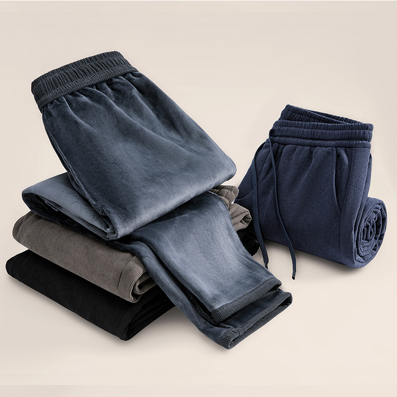 กางเกงขายาวผู้ชายผ้าลูกฟูกบุขน - Corduroy Pant Warm บทวิจารณ์และราคา