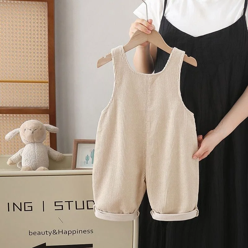 กางเกงเอี๊ยมเด็ก 1-4 ปี สำหรับ - Corduroy Pant Warm บทวิจารณ์และราคา