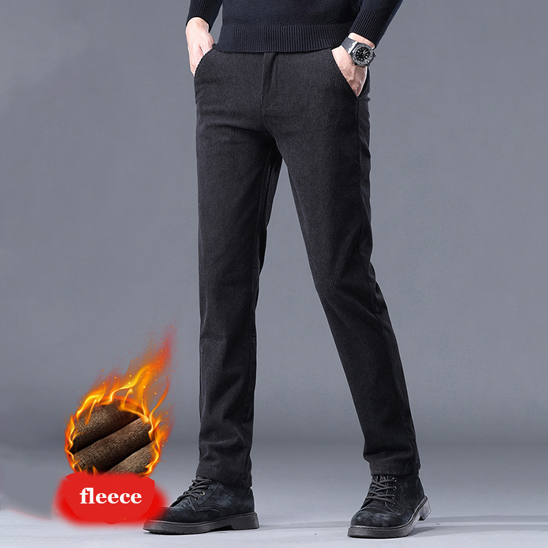 กางเกงขายาวผู้ชายหนา อุ่น สำหร - Corduroy Pant Warm บทวิจารณ์และราคา
