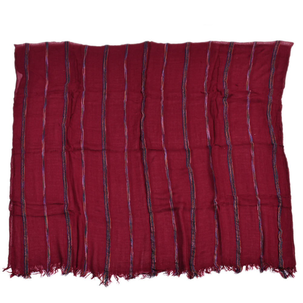 ผ้าฝ้ายลินินแฟชั่นลายผ้าพันคอผ - Wool Scarf Men บทวิจารณ์และราคา