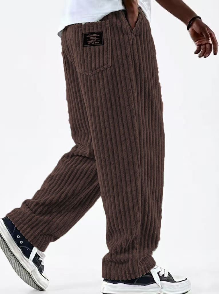 กางเกงคอร์ดูรอยฤดูหนาวสำหรับผู - Corduroy Pant Warm บทวิจารณ์และราคา